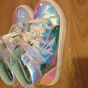 Girls See Through Sneakers size 2
